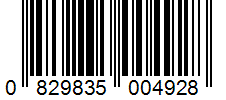 Barcode 0829835004928