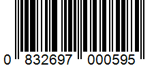Barcode 0832697000595