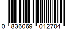 Barcode 0836069012704