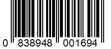 Barcode 0838948001694