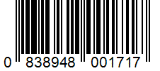 Barcode 0838948001717