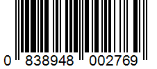 Barcode 0838948002769