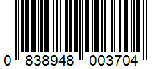 Barcode 0838948003704
