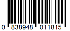 Barcode 0838948011815