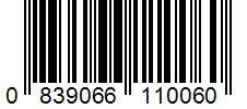 Barcode 0839066110060