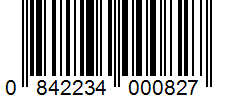 Barcode 0842234000827