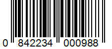 Barcode 0842234000988