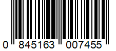 Barcode 0845163007455