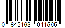 Barcode 0845163041565