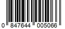 Barcode 0847644005066