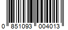 Barcode 0851093004013