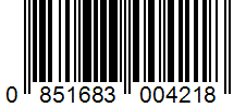 Barcode 0851683004218