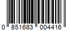 Barcode 0851683004416