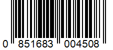 Barcode 0851683004508