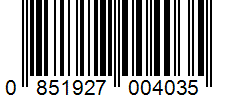 Barcode 0851927004035