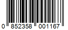Barcode 0852358001167