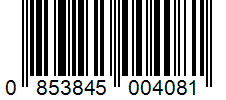 Barcode 0853845004081
