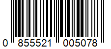Barcode 0855521005078