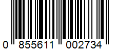 Barcode 0855611002734