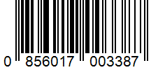 Barcode 0856017003387