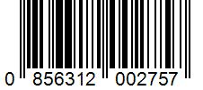 Barcode 0856312002757