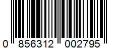 Barcode 0856312002795