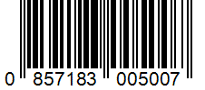 Barcode 0857183005007