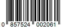 Barcode 0857524002061
