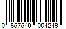 Barcode 0857549004248