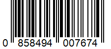 Barcode 0858494007674