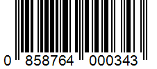 Barcode 0858764000343