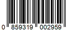 Barcode 0859319002959