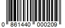Barcode 0861440000209