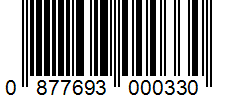 Barcode 0877693000330