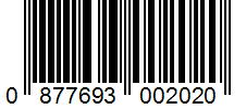 Barcode 0877693002020