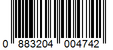 Barcode 0883204004742