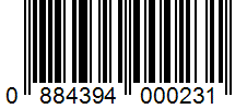 Barcode 0884394000231