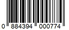 Barcode 0884394000774