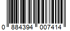 Barcode 0884394007414