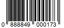 Barcode 0888849000173