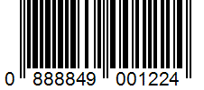 Barcode 0888849001224