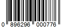 Barcode 0896296000776