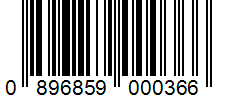 Barcode 0896859000366