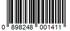 Barcode 0898248001411