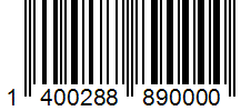 Barcode 1400288890000