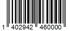 Barcode 1402942460000