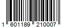 Barcode 1601189210007