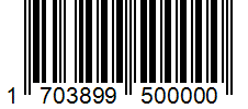 Barcode 1703899500000
