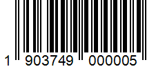 Barcode 1903749000005