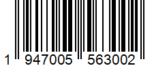 Barcode 1947005563002